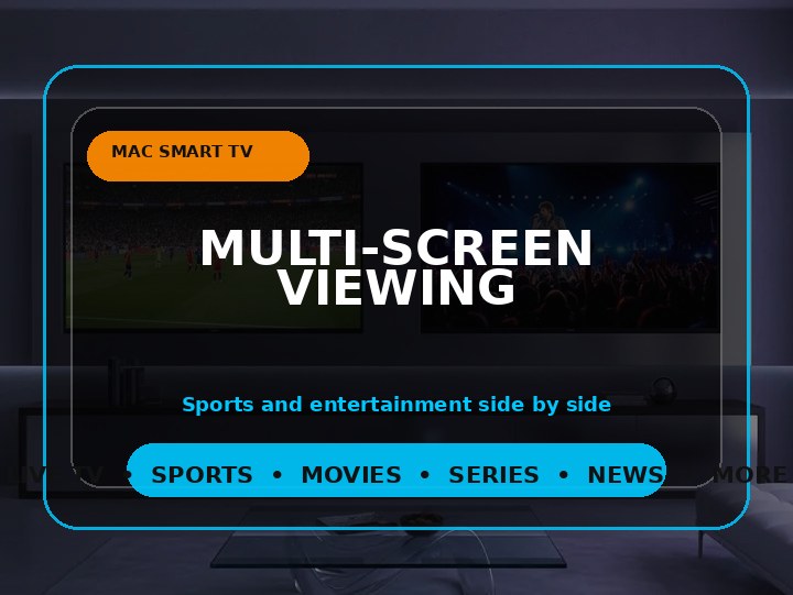 Multi-screen viewing visual