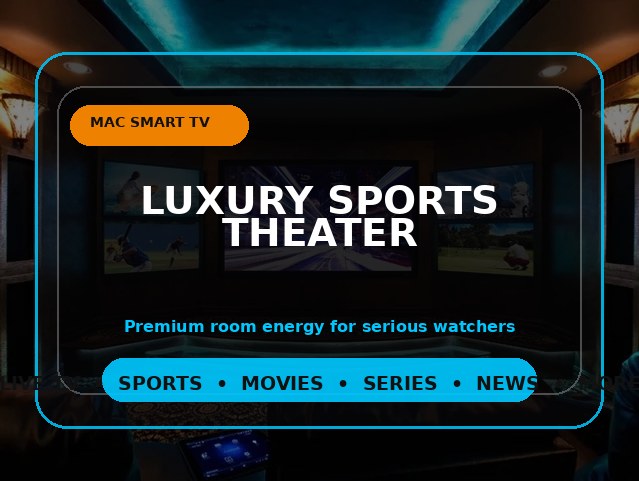 Luxury sports theater visual