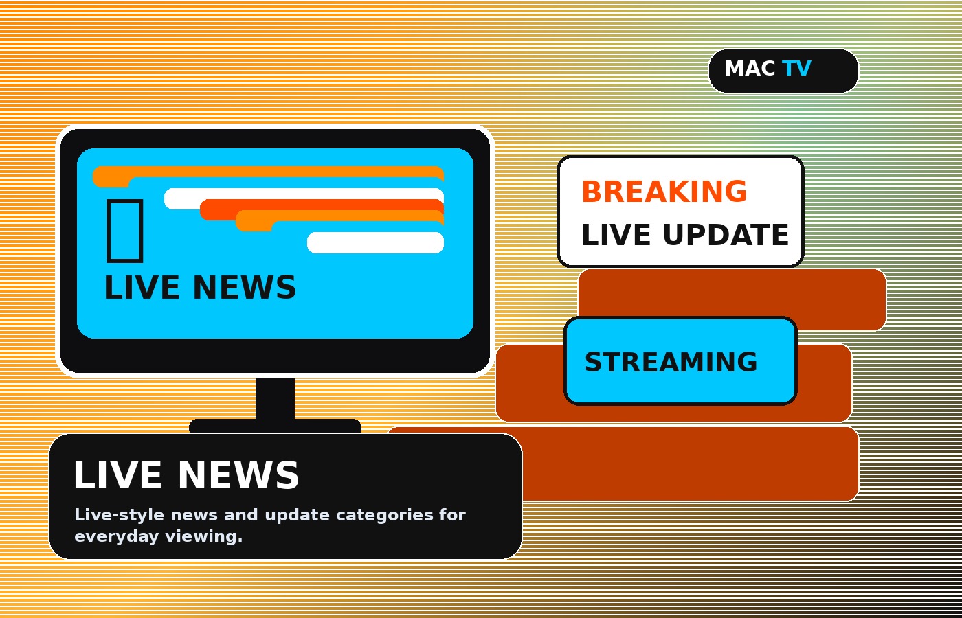 Live news visual
