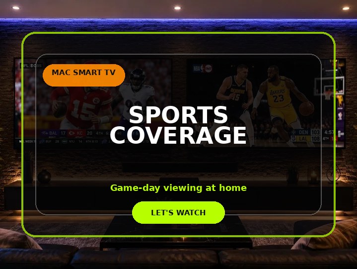Sports coverage visual